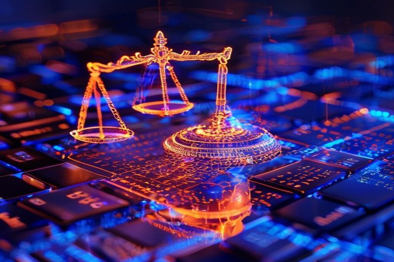 ブロガーとデジタル資産の法的保護の図