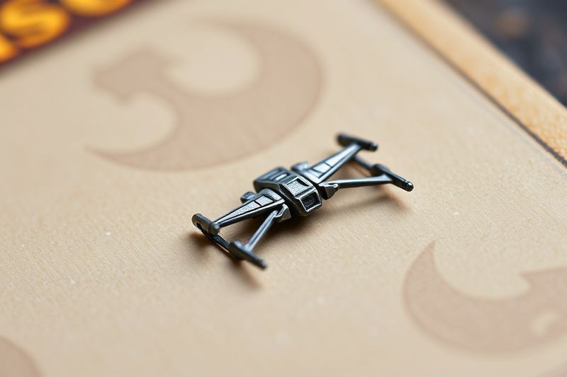 Macro detail of the 2026 Magic The Gathering Secrets of Strixhaven X-Wing misprint holo-stamp