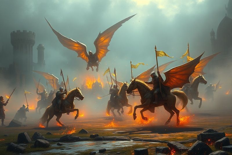 《埃尔登指环》电影中第二次柳尼亚战争的电影战斗场景