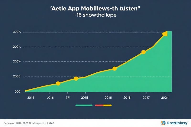 График, показывающий рост загрузок Bitchat в 2026 году