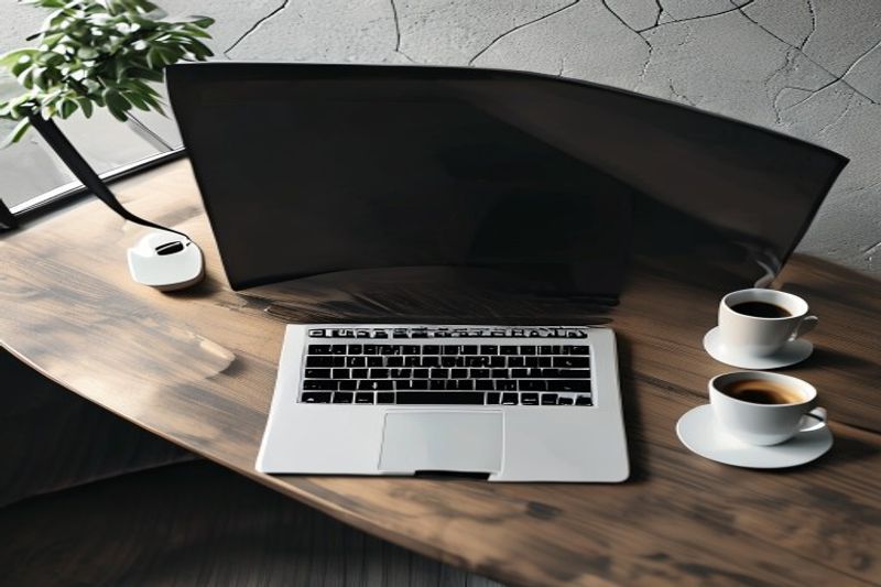 极简主义专业工作空间显示 2026 年创建博客的成本是可以承受的