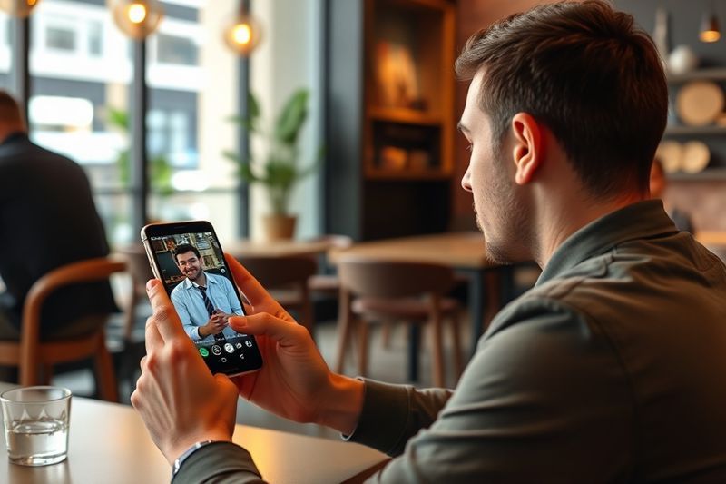 用户在移动设备上观看短视频广告以赚取加密货币