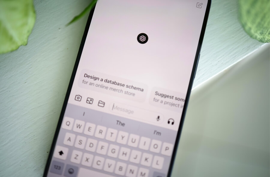 AI-powered search interface displayed on a smartphone showing search platform diversification trends