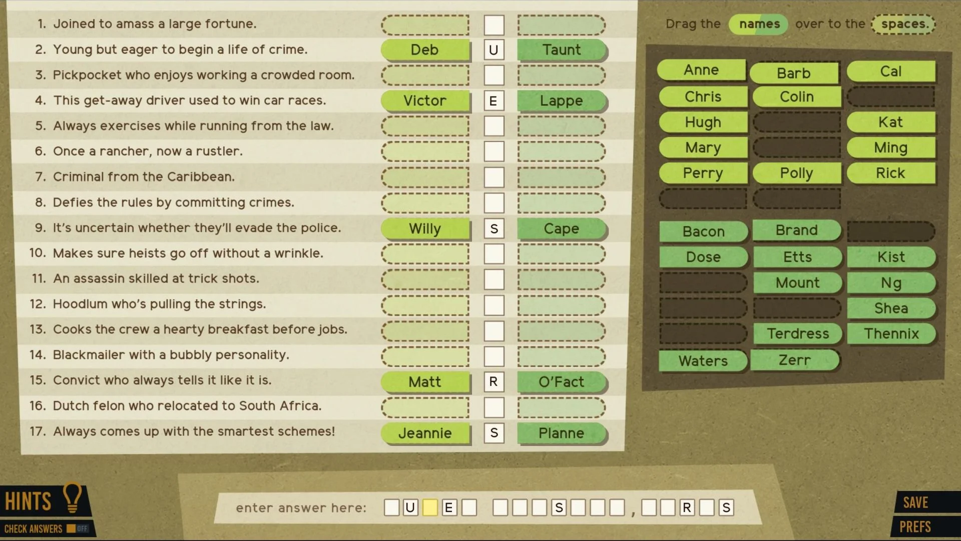Agent Epsilon analyzing clues in the Puzzle Spy International interface with 2026 modern graphics