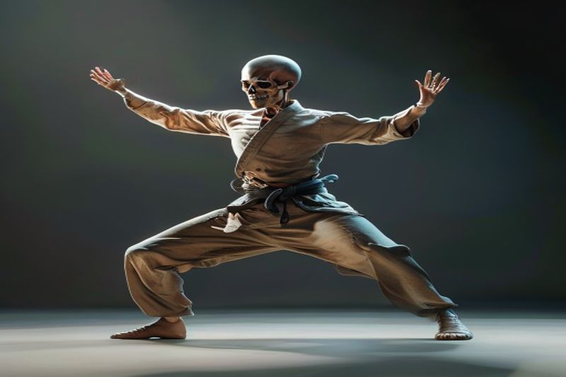 Advanced skeletal tracking of a martial artist performing a dance sequence in SeeDance 1.5 Pro