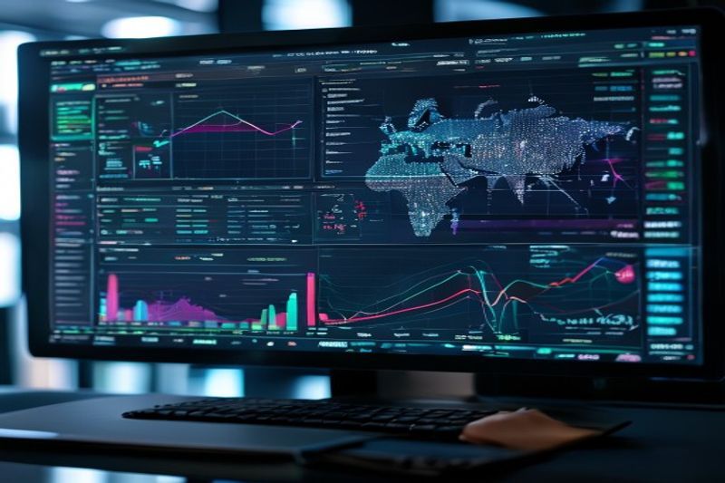 AI financial crime detection dashboard displaying analytics for UK regulatory oversight