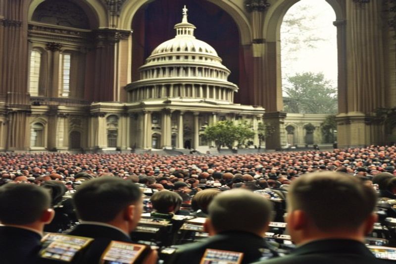 美国国会大厦就军事行动和政治辩论建立国会听证会