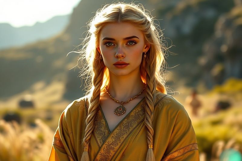 凯莉·史派妮 (Cailee Spaeny) 形象化为富裕时代年轻的玛丽卡女王 (Queen Marika)