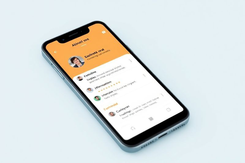 Aplicación para teléfono inteligente que muestra retroalimentación en tiempo real, lo que representa un micromomento motivador