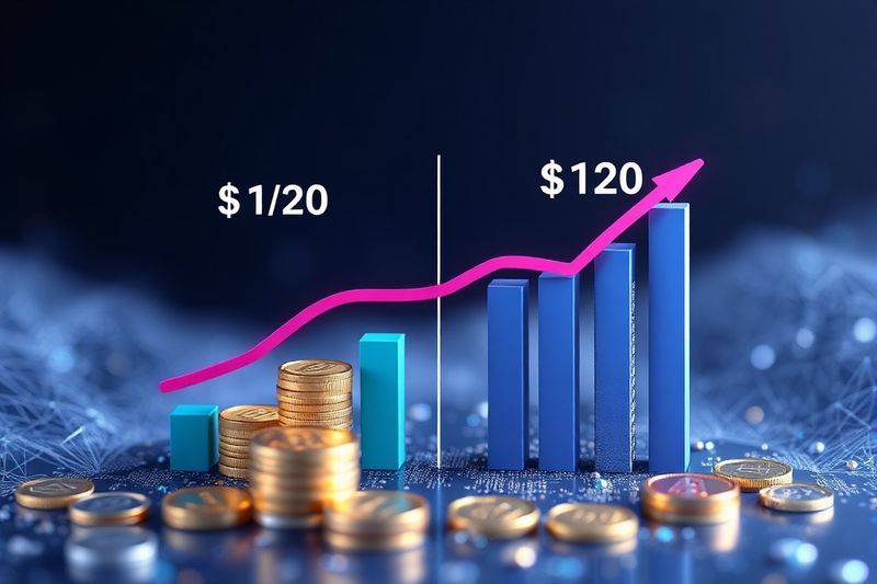 Visualización de estrategias de precios de IA con costos de tokens de entrada y salida
