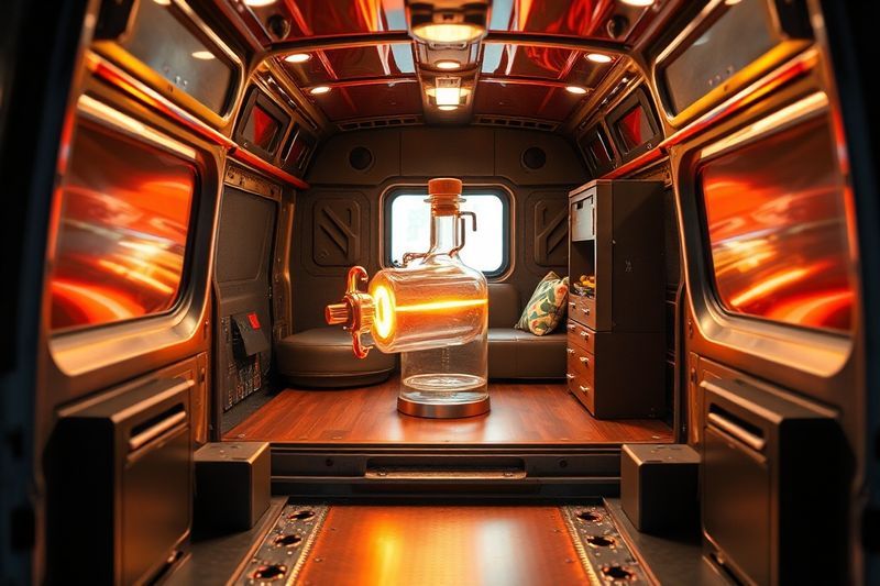 特殊な輸送バン内の反物質用のハイテク磁気ボトル トラップ