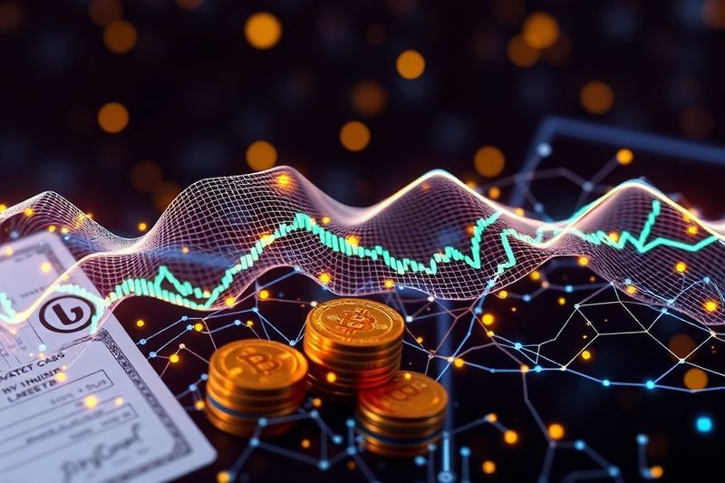 Acciones tradicionales tokenizadas en una interfaz blockchain digital