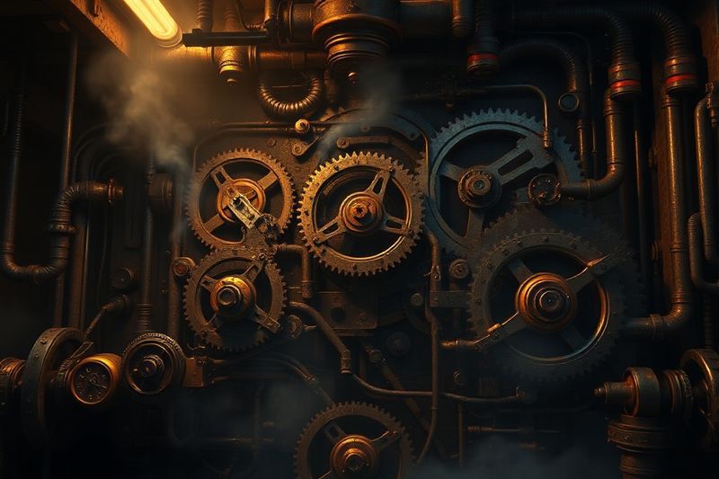 Bloodmoored 游戏中带有齿轮和蒸汽的复杂工业谜题