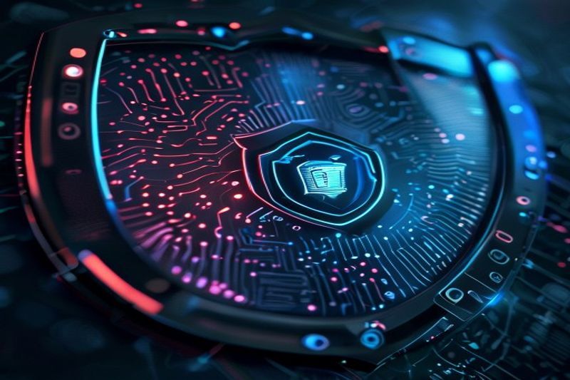 Щит кибербезопасности и биометрическое сканирование для защиты личности с помощью искусственного интеллекта