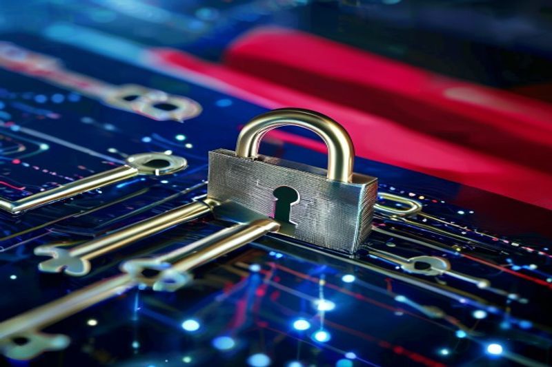 Controles de soberanía de datos que muestran servidores seguros con bandera del Reino Unido con gestión de claves de cifrado