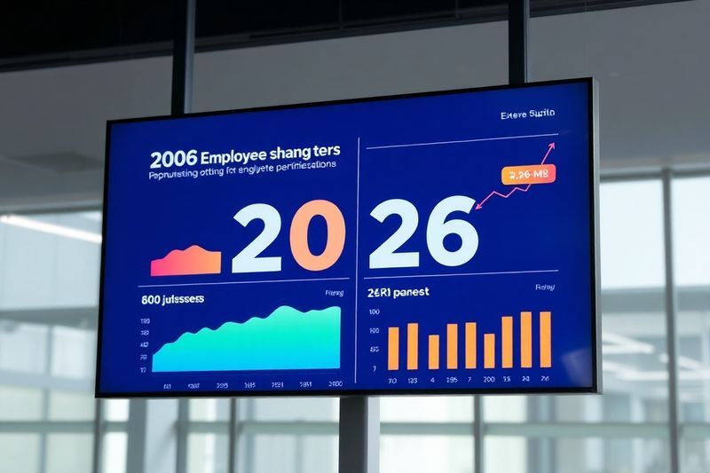 2026 年员工情绪和归属感指标的数据可视化