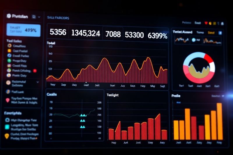 可视化潜在客户生成仪表板，其中每天通过人工智能自动化捕获数千个目标潜在客户