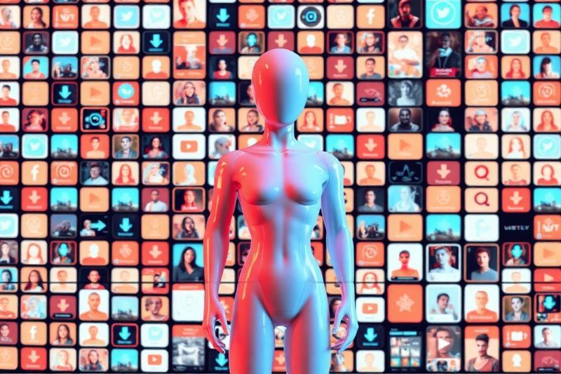 数字人体模型代表 2026 年人工智能影响者的崛起