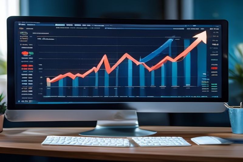 ブログ収入の伸びを示すディスプレイ広告収益 RPM 収益グラフ