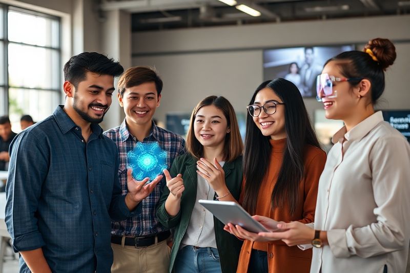 年轻的专业人​​士在工作场所利用人工智能重塑他们的职业生涯