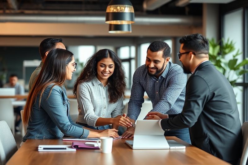 多元化的团队成员在现代工作空间中建立横向同事信任和问责制