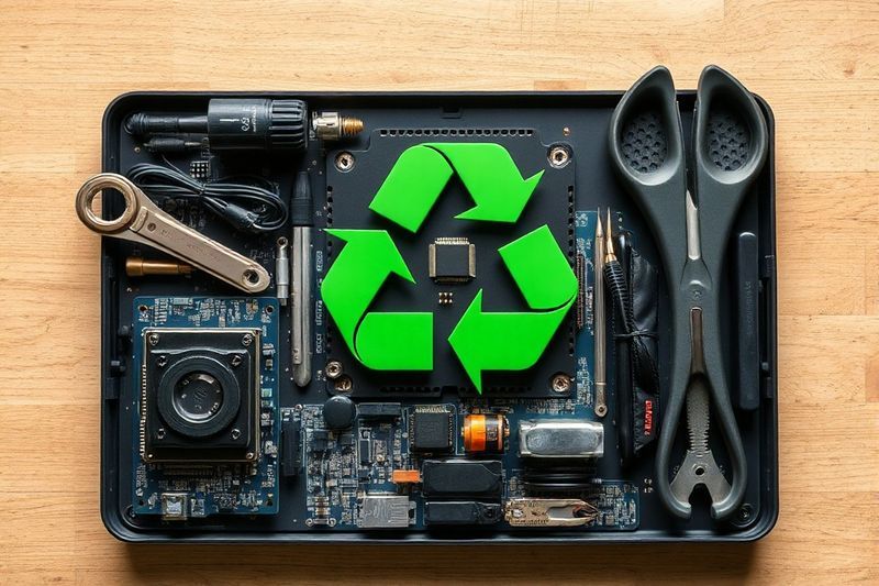代表 2026 年可持续发展标准的环保电子产品维修和电池更换套件