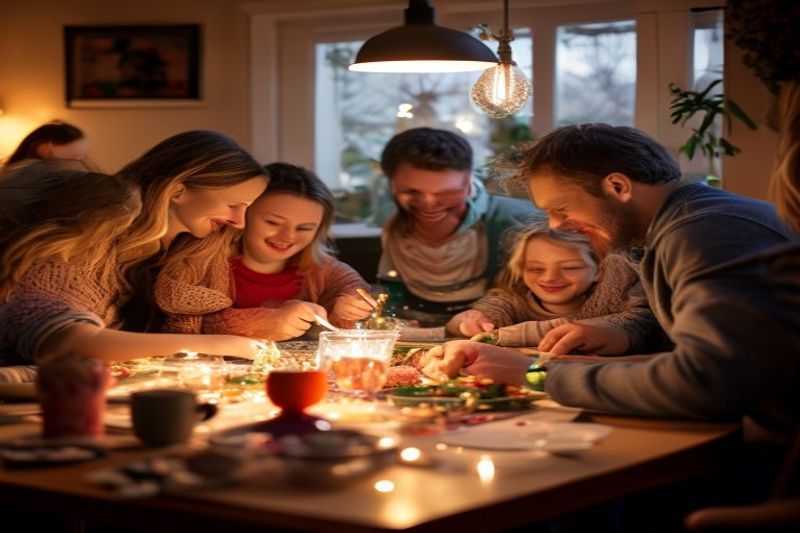 التقاليد العائلية والأنشطة الحرفية لمنشور مدونة يوم رأس السنة الجديدة