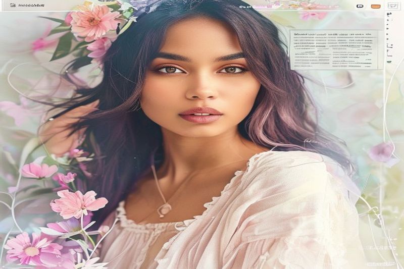 Sarada Lite WordPress 主题展示了带有柔和色调的异想天开且女性化的博客布局