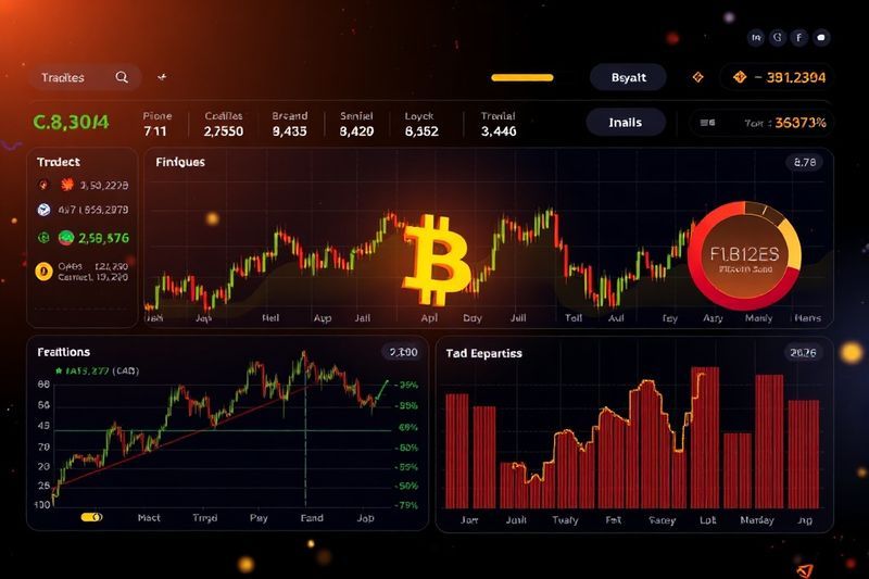 Futuristic crypto market analysis 2026 dashboard showing macro indicators
