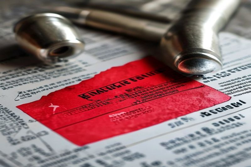 Ceasefire agreement document with broken seal and warning stamp representing unreliable geopolitical headlines for crypto traders