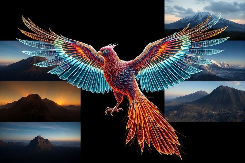 Interface Leonardo AI montrant la génération parallèle de 8 images pour plus d'efficacité