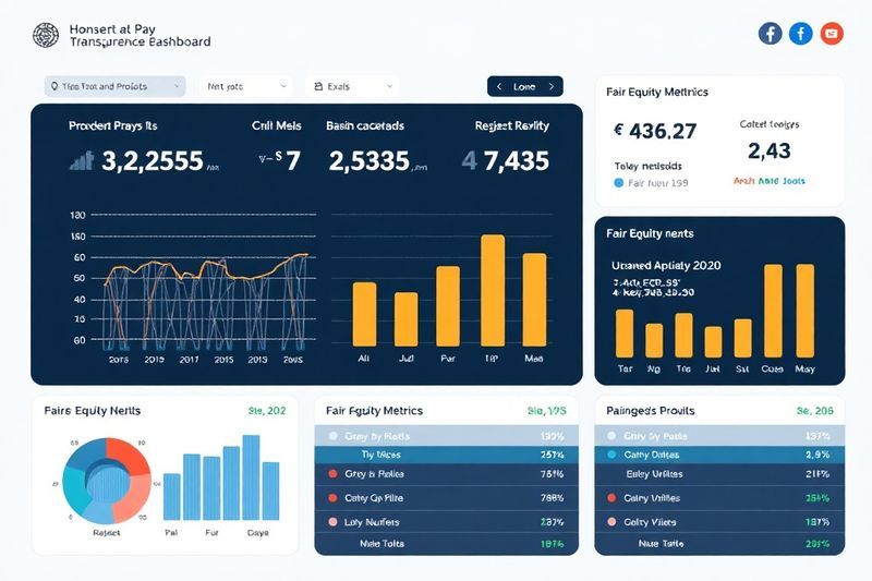 数字仪表板上的现代薪酬公平和透明度指标