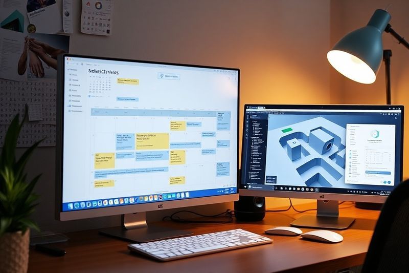 使用调度工具和 3D AI 展示高生产力的专业工作空间
