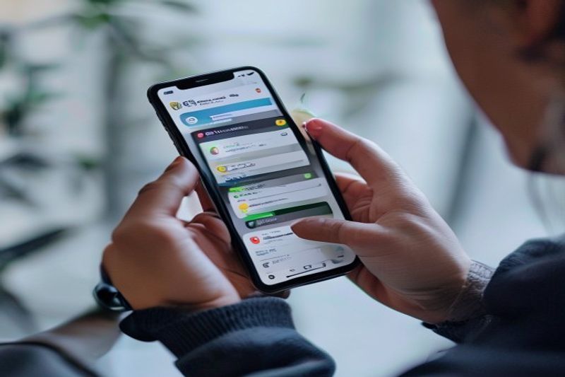 人们在智能手机上的多个搜索平台之间进行选择