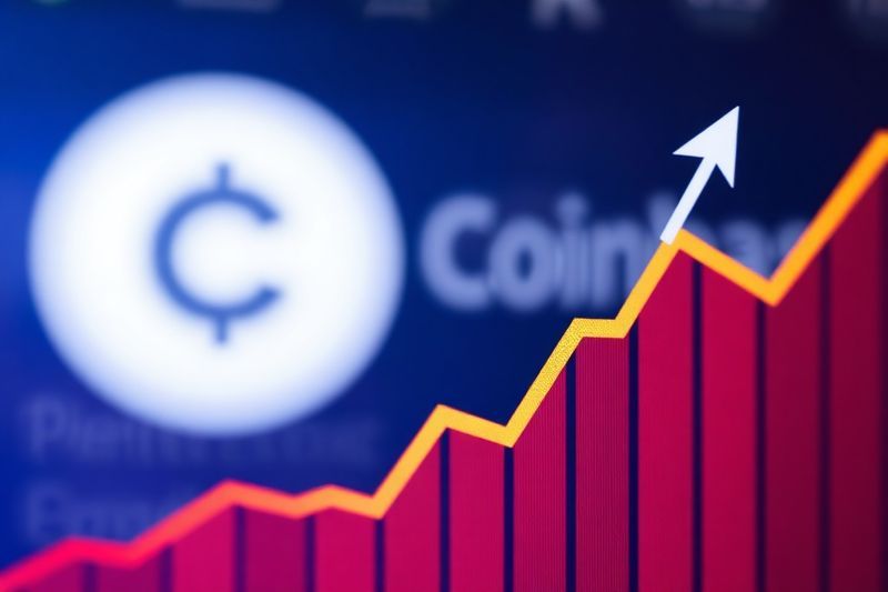 Gráfico de ganancias a la baja para Coinbase y Circle debido a las salidas de USDC en 2026