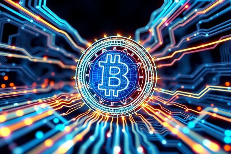 Interfaz TIA Portal con una superposición de red neuronal que representa inteligencia artificial integrada