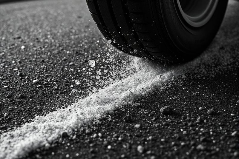 環境への影響を示すタイヤ粉塵微粒子の顕微鏡写真