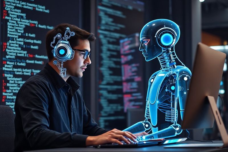 Ingeniero de software que utiliza IA holográfica para resolver problemas complejos de GitHub