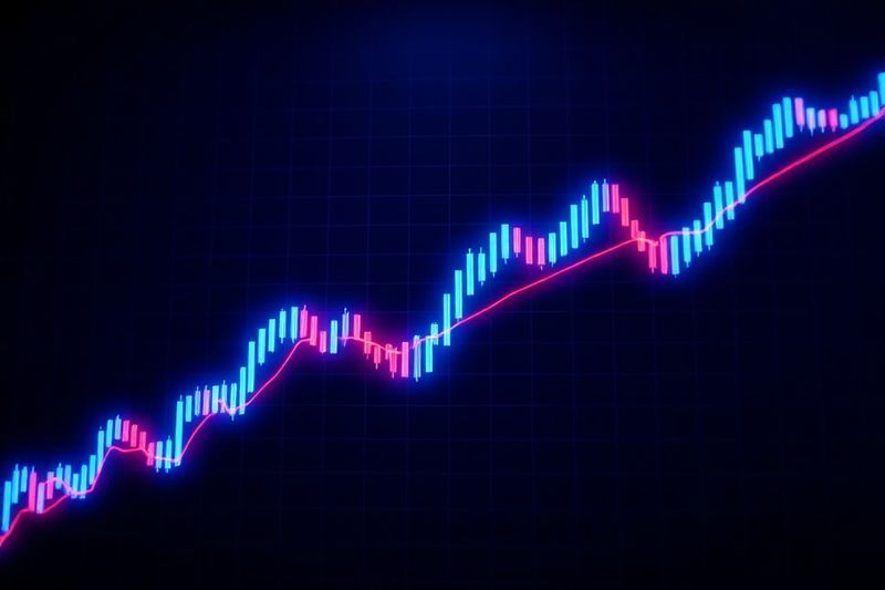 XRP価格の高安値パターンを示すテクニカルチャート