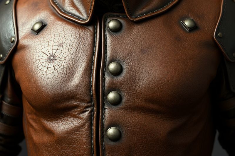 Weiwo 生成的超详细 8K 纹理图显示皮革上的微表面细节