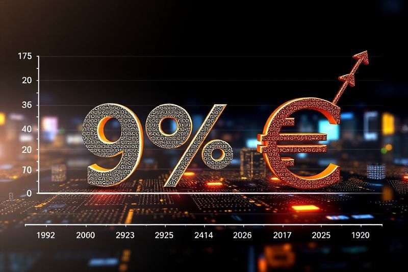 显示当前美元稳定币主导地位与 Qivalis 欧元潜力的信息图