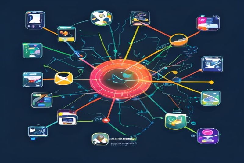Zapier and n8n connecting multiple AI tools in a complex automated workflow