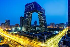 北京科技区天际线 